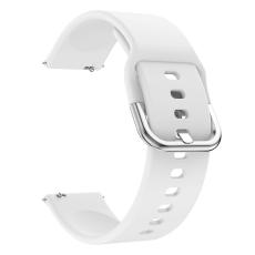  Silikon Armband F&ouml;r Smartwatch (20mm) - Vit