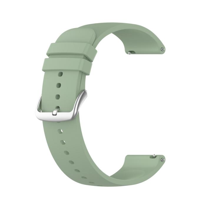 Bild 3,  Silikon Armband För Smartwatch (20 mm) - Grön
