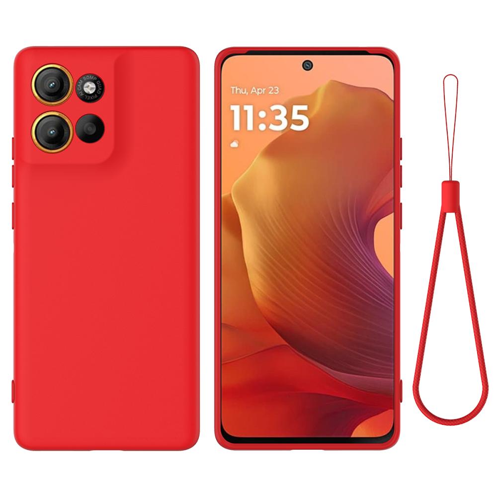  Motorola Moto G56 5G Skal Liquid Silikon Röd