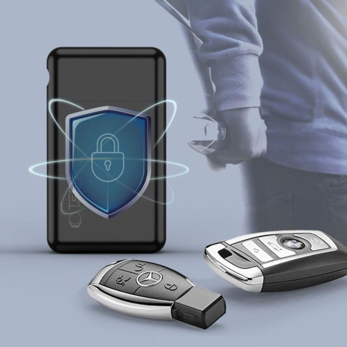 Bild 3, Tech-Protect Tech-Protect RFID Signalblockernade Fodral Metall Svart