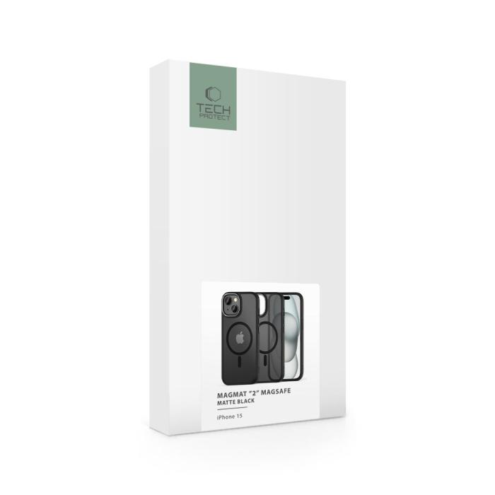 Bild 5, Tech-Protect Tech-Protect iPhone 15 Skal MagSafe MagMat Svart