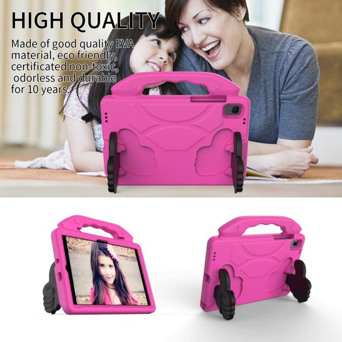 Bild 6,  Samsung Galaxy Tab A8 10.5 2021 / A7 10.4 Skal Shockproof EVA Rosa