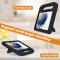  Samsung Galaxy Tab A9 Skal EVA Kickstand Svart