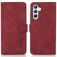 KHAZNEH KHAZNEH Galaxy A35 5G Fodral Matt L&auml;der R&ouml;d