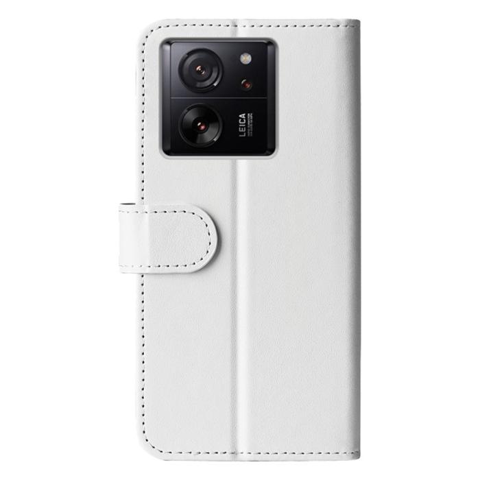 Bild 6,  Xiaomi 13T / 13T Pro Fodral Crazy Horse Läder Vit