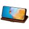  Samsung Galaxy S23 Plus Fodral Multifunktionell Med Frontficka Brun