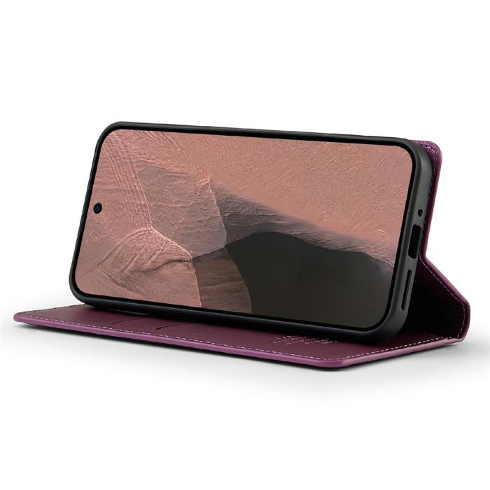 Bild 3, LC.IMEEKE LC.IMEEKE Google Pixel 11/11 Pro Fodral Flip Läder Brun