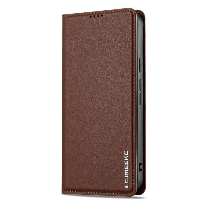Bild 5, LC.IMEEKE LC.IMEEKE Google Pixel 11/11 Pro Fodral Flip Läder Brun