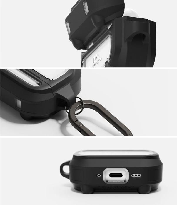 Bild 6, Ringke Ringke AirPods Pro 3 Skal MagSafe UX Svart / Transparent