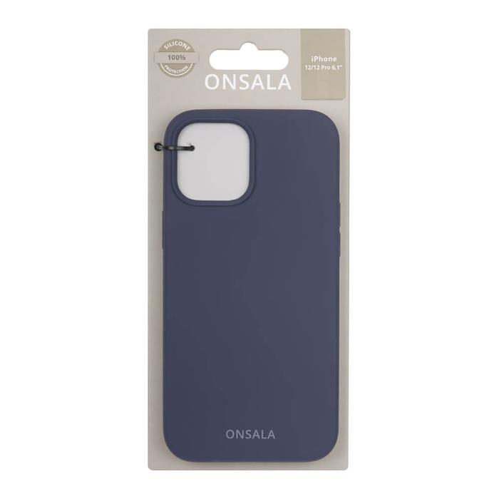 Bild 2, Onsala ONSALA iPhone 12 / 12 Pro Mobilskal Silikon Cobalt Blue