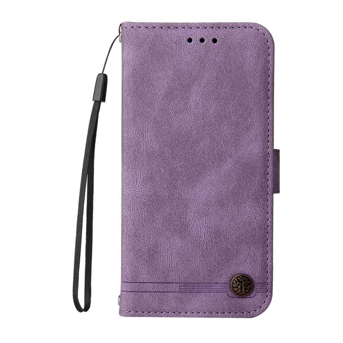 Bild 5,  Motorola Edge 70 Fodral Skin Touch Läder Lila