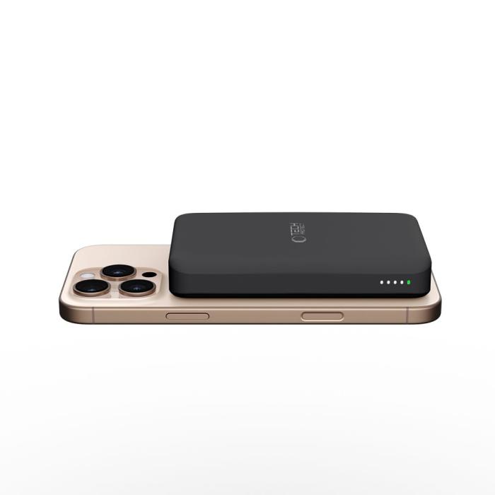 Bild 3, Tech-Protect Tech-Protect 10000 mAh Qi2 MagSafe Powerbank LifeMag Svart