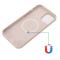  iPhone 15 Pro Max Skal MagSafe Silikon Rosa