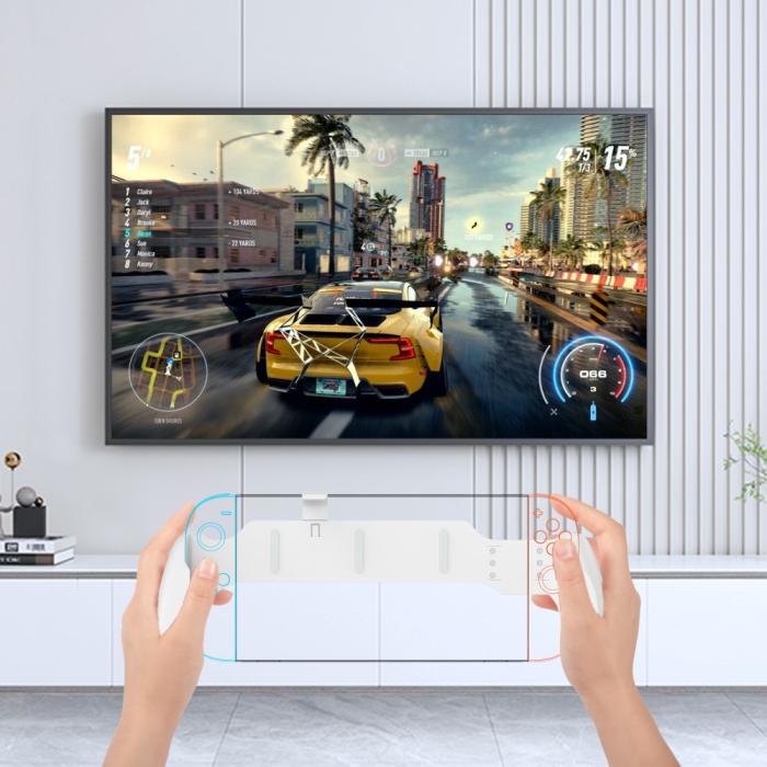 Bild 3, JYS JYS Nintendo Switch / Switch 2 Ergonomiskt Grepp Vit