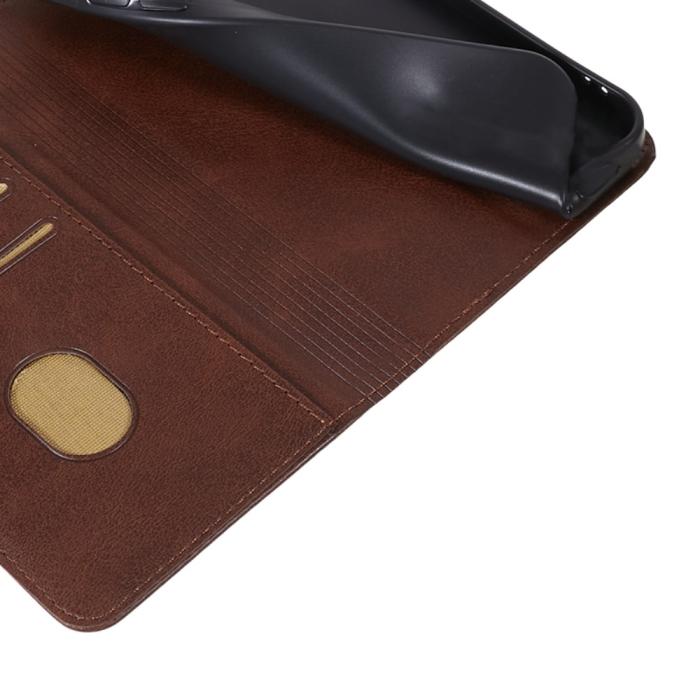 Bild 4,  OnePlus Nord 4 Fodral Flip Läder Brun