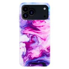  iPhone 17 Pro Max Skal Marmor TPU Rosa / Lila