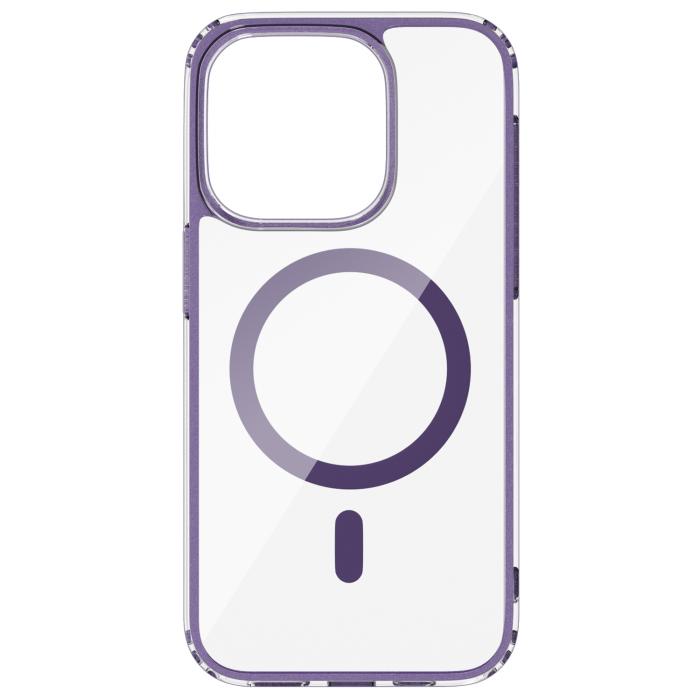 Bild 3, ColorPop ColorPop iPhone 15 Pro Skal CH MagSafe Transparent/Lila