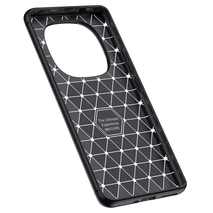 Bild 2,  Xiaomi Redmi Note 14 Pro/Pro Plus 5G Skal Litchi Textur Svart
