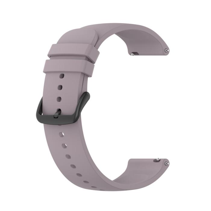 Bild 3,  Silikon Armband För Smartwatch (20 mm) - Violett
