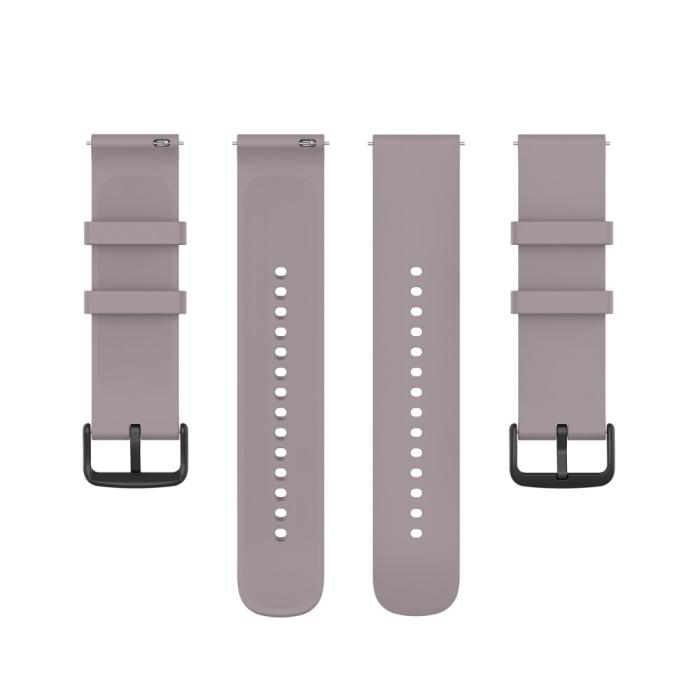 Bild 5,  Silikon Armband För Smartwatch (20 mm) - Violett