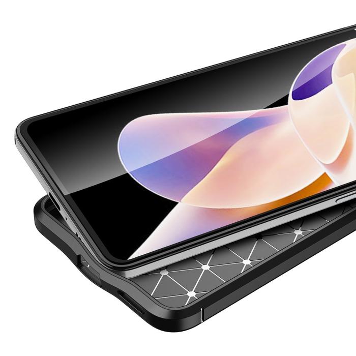 Bild 3,  Xiaomi Redmi Note 11 Pro 5G Skal Litchi Textur Svart