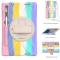  Lenovo Tab P11 Pro Gen 2 Skal 360 Rotation Shockproof Med Rem Rainbow