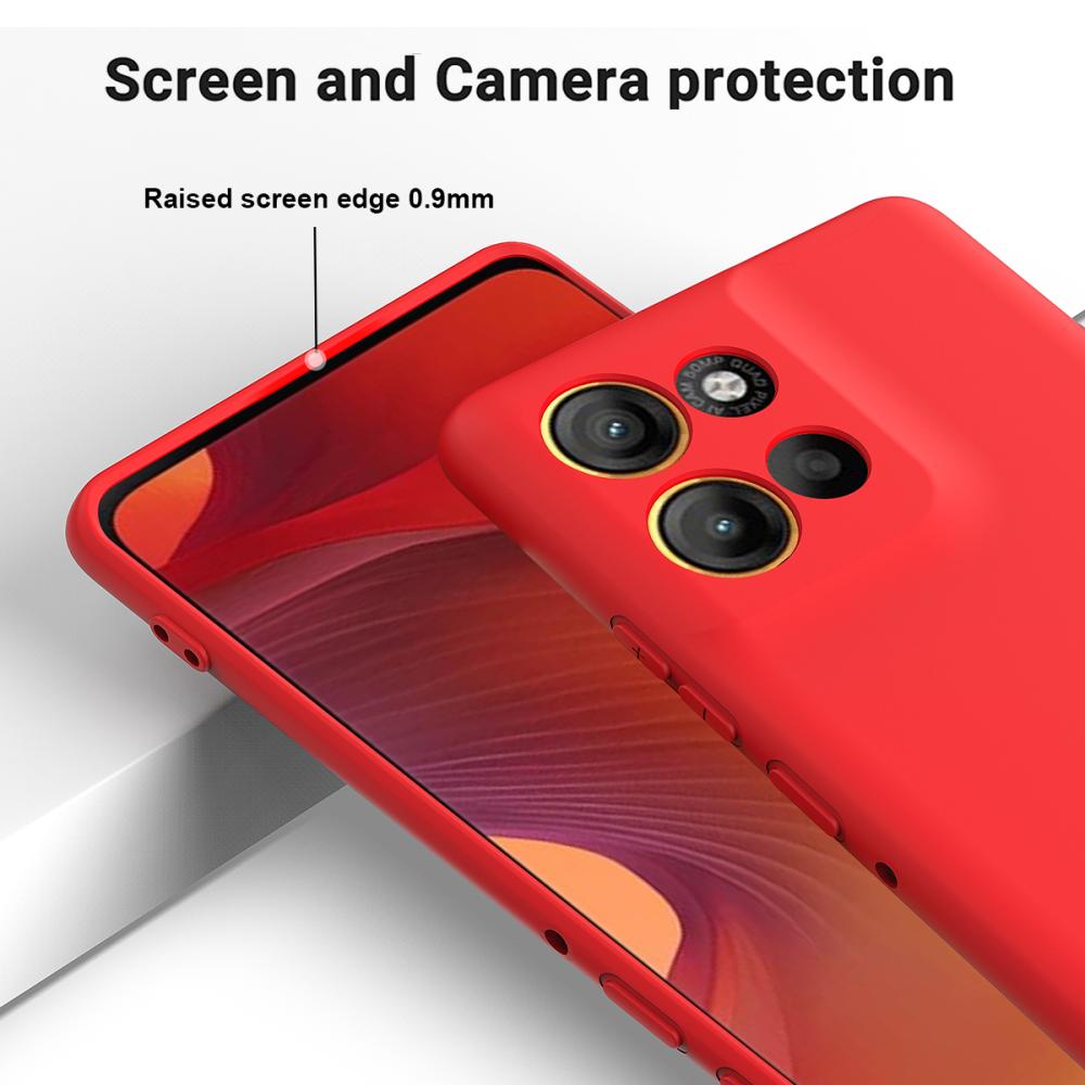  Motorola Moto G56 5G Skal Liquid Silikon Röd