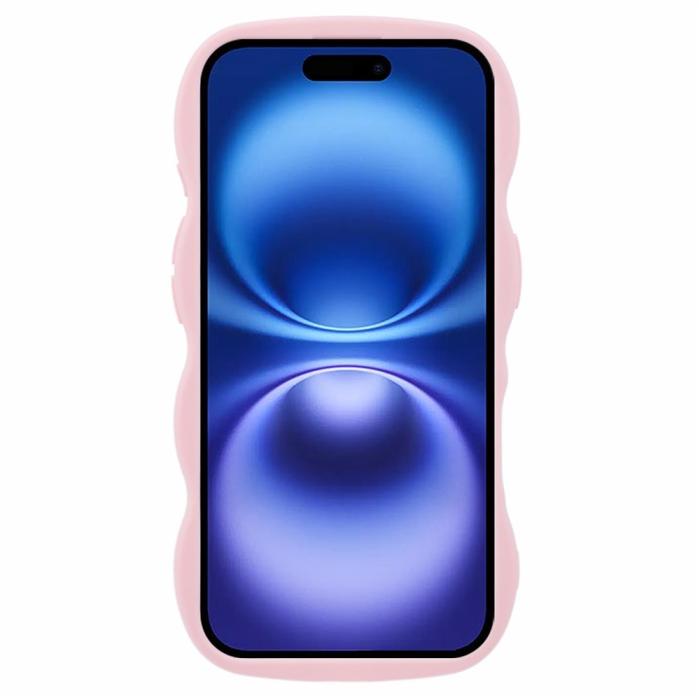 Bild 2,  iPhone 17 Mobilskal Wavy Ljus Rosa