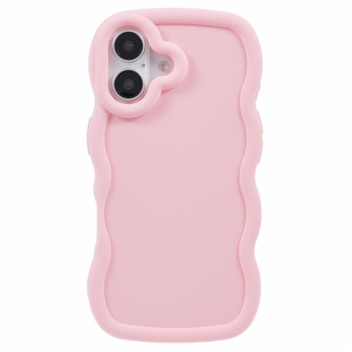 Bild 3,  iPhone 17 Mobilskal Wavy Ljus Rosa
