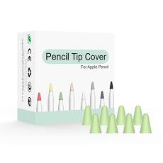  8-PACK Apple Pencil 1/2/Pro Spetsskydd / Tip Cover Gr&ouml;n
