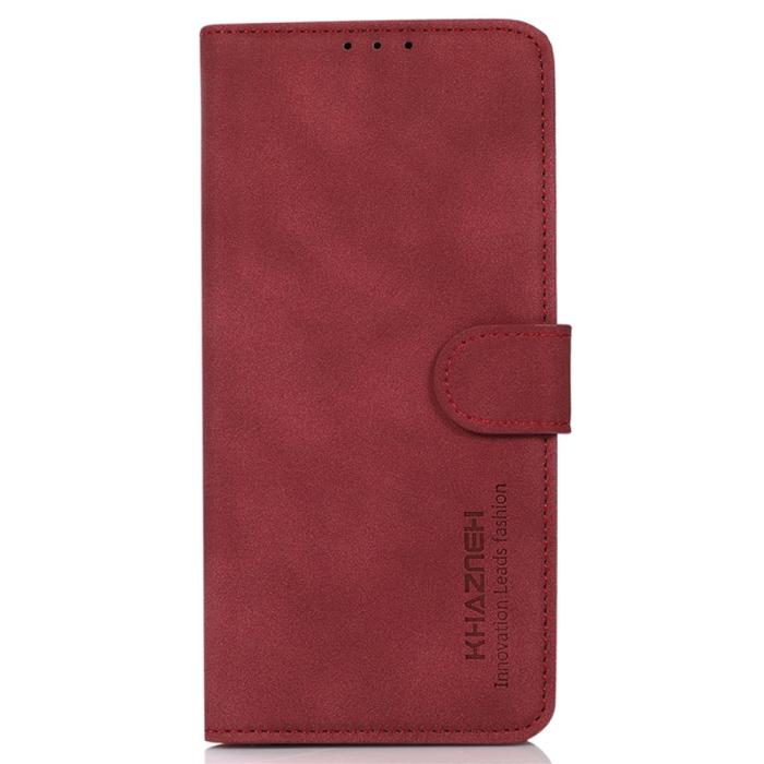 Bild 6, KHAZNEH KHAZNEH Galaxy A35 5G Fodral Matt Läder Röd