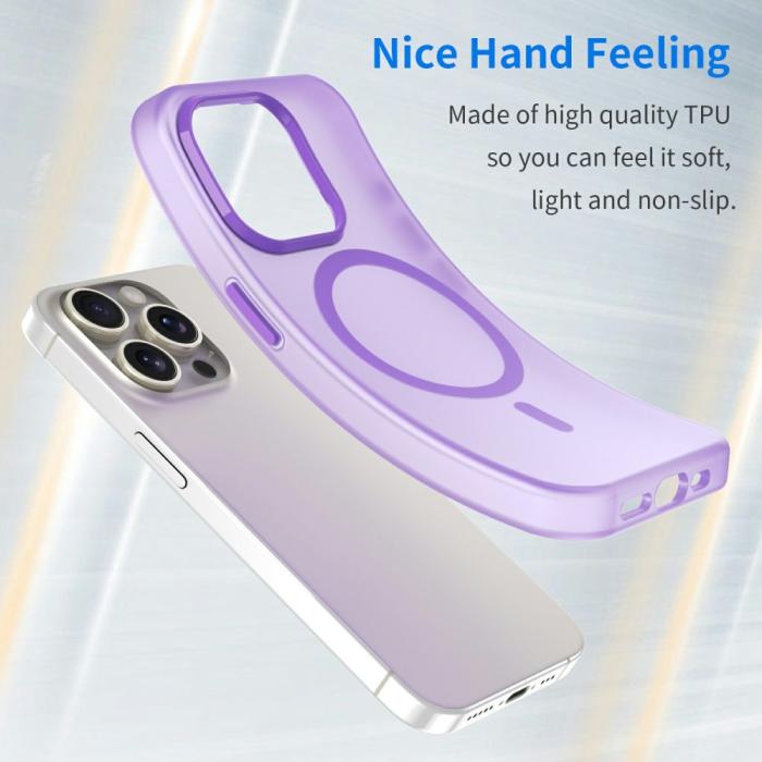 Bild 4,  iPhone 16 Pro Skal MagSafe Slim Matt Lila