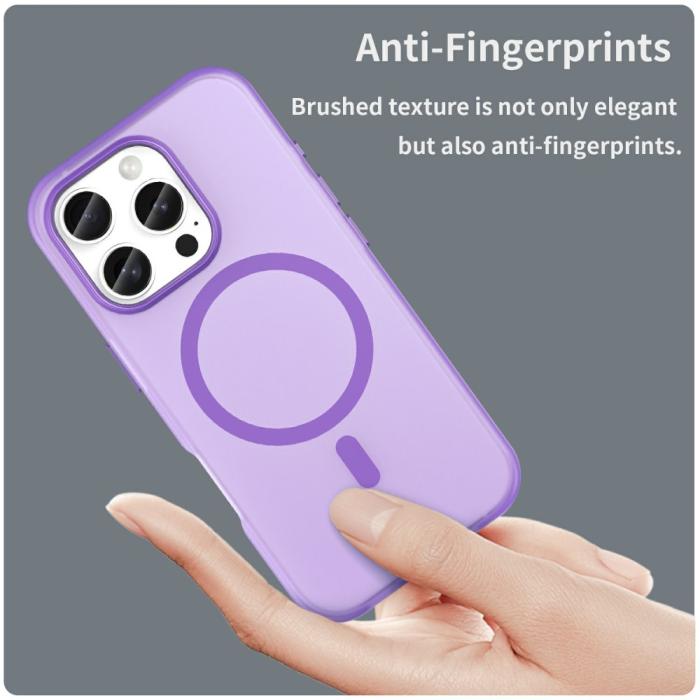 Bild 5,  iPhone 16 Pro Skal MagSafe Slim Matt Lila