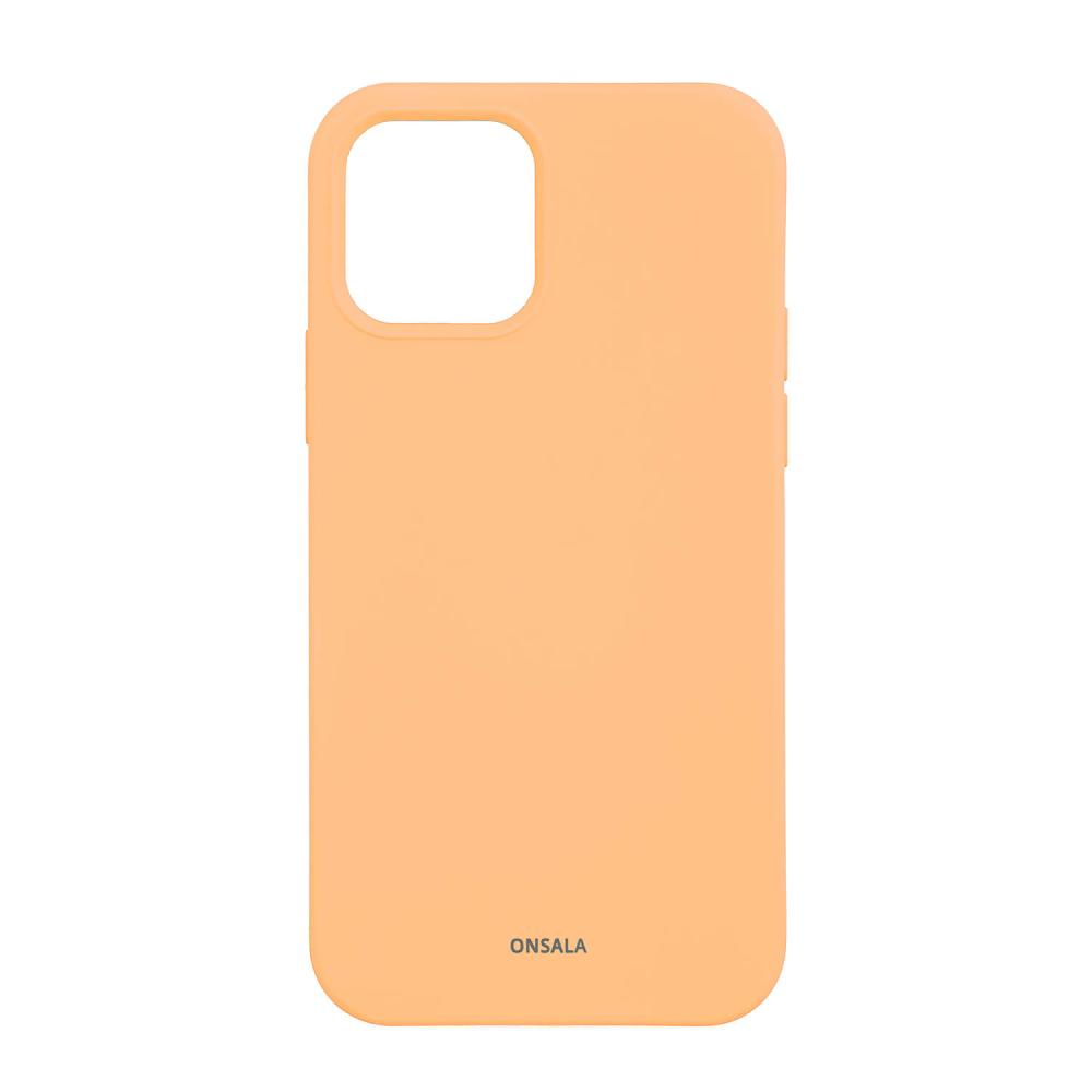 Onsala Onsala iPhone 12/12 Pro Mobilskal Silikon Apricot