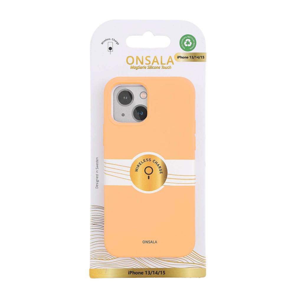 Onsala Onsala iPhone 14/13 Mobilskal Silikon Apricot