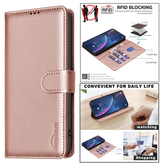 Bild 5,  Samsung Galaxy A16 / A26 5G Fodral RFID Läder Roséguld