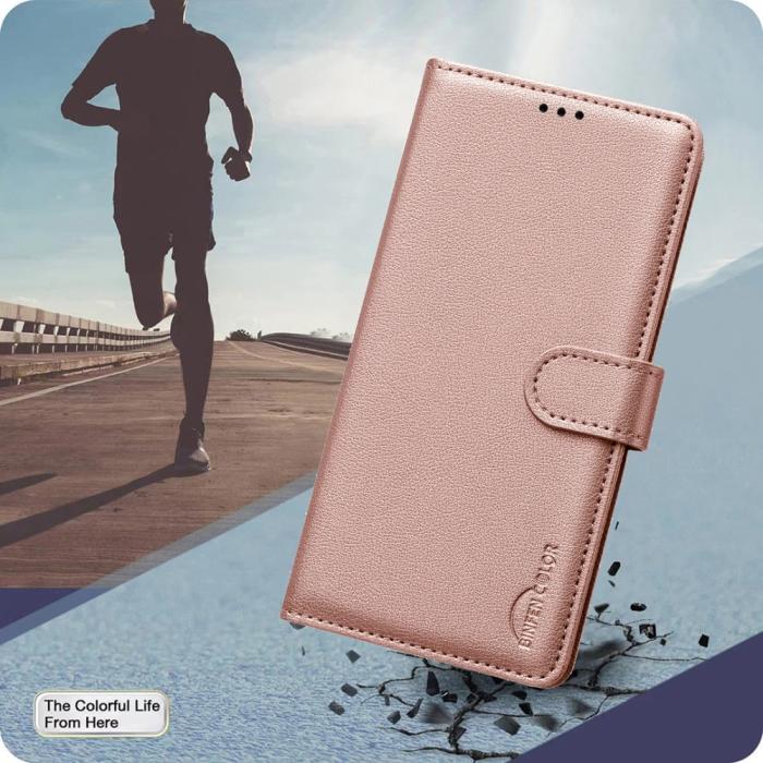 Bild 6,  Samsung Galaxy A16 / A26 5G Fodral RFID Läder Roséguld