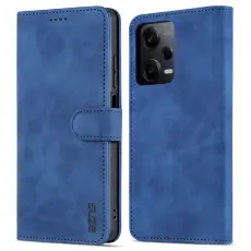 AZNS AZNS Xiaomi Redmi Note 12 Pro 5G Fodral Retro L&auml;der Bl&aring;