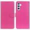  Samsung Galaxy S24 Fodral Läder Litchi Rosa
