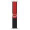 ColorPop Apple Watch 42/44/45/46/49 mm Armband Alpine Pro Loop Svart/Röd