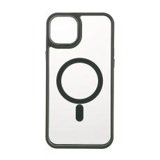 Onsala ONSALA iPhone 15 Plus Skal Bumper MagSafe Gr&ouml;n/Transparent