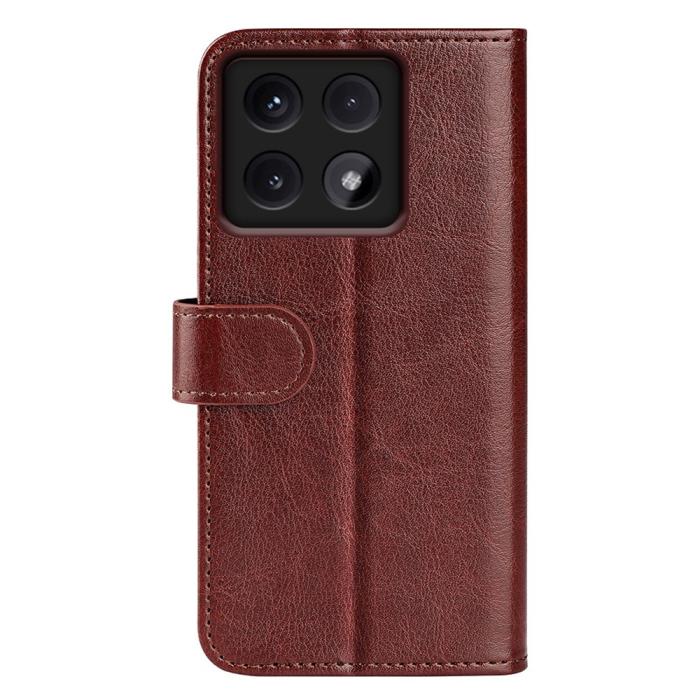 Bild 6,  Xiaomi 14T Pro Fodral Crazy Horse Läder Brun