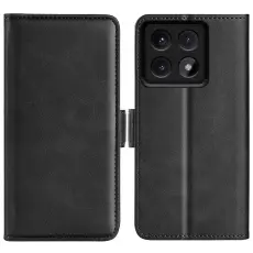  Xiaomi 14T Pro Pl&aring;nboksfodral L&auml;der Svart