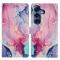  Samsung Galaxy S26 Fodral Med Tryck Rosa Marmor