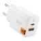 Spigen Spigen 20W Väggladdare USB-C / USB-A Essential Vit
