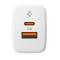 Spigen Spigen 20W Väggladdare USB-C / USB-A Essential Vit