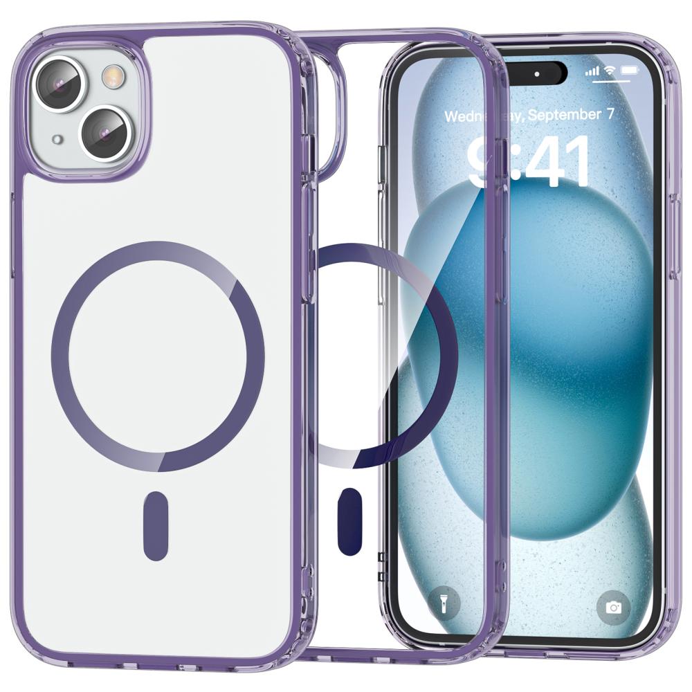 ColorPop ColorPop iPhone 15 Skal CH MagSafe Transparent/Lila