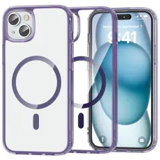 ColorPop ColorPop iPhone 15 Skal CH MagSafe Transparent/Lila