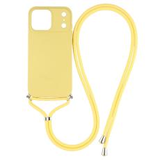  iPhone 17 Pro Skal Med Mobilsn&ouml;re TPU Gul