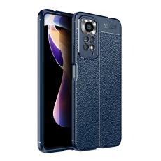  Xiaomi Redmi Note 11 Pro 5G Skal Litchi Textur Bl&aring;
